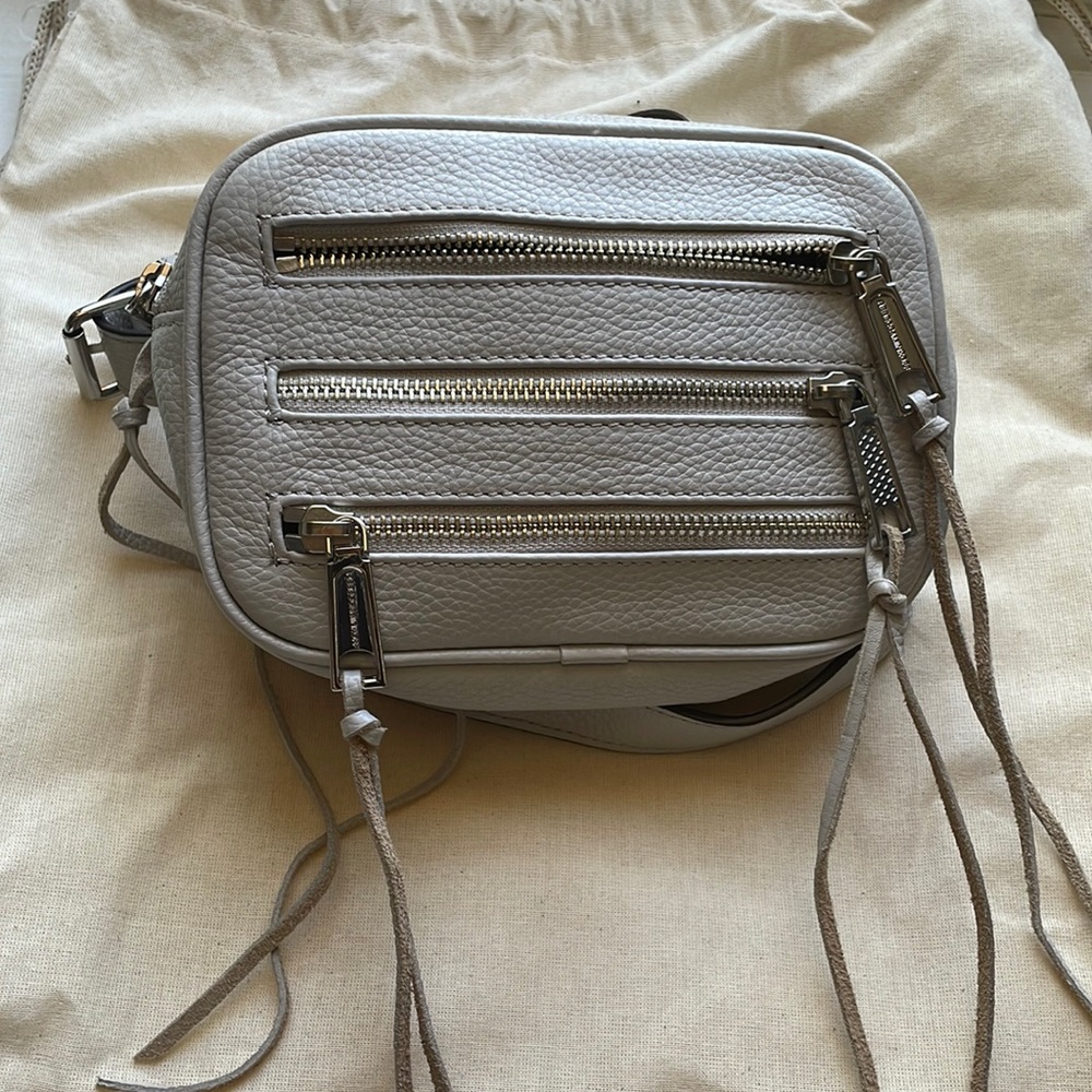 Rebecca Minkoff Leather 3 Zipper Tassels Belt Bag Fanny Pack